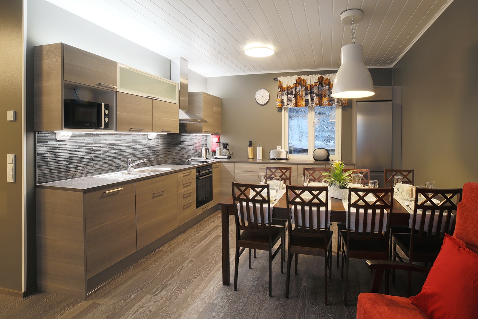 vuokatti majoitus huvila Villa Inca Gold Keittiö